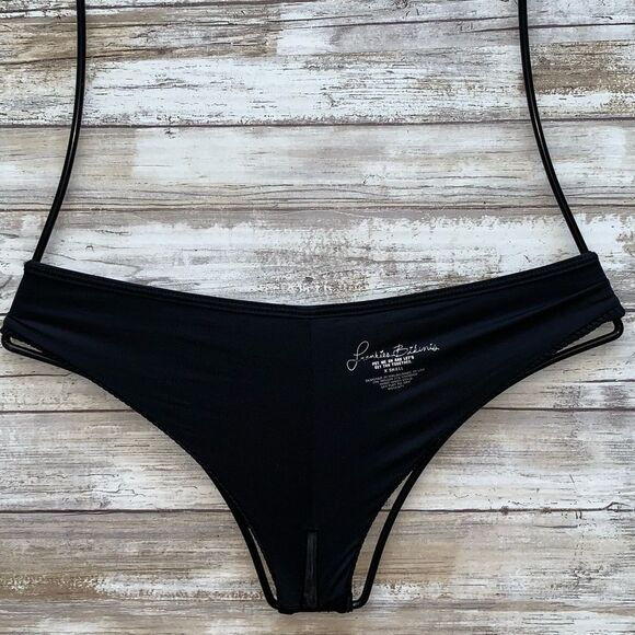 FRANKIES BIKINIS Alana Ribbed Cheeky Bikini Bottom - Picture 3 of 10